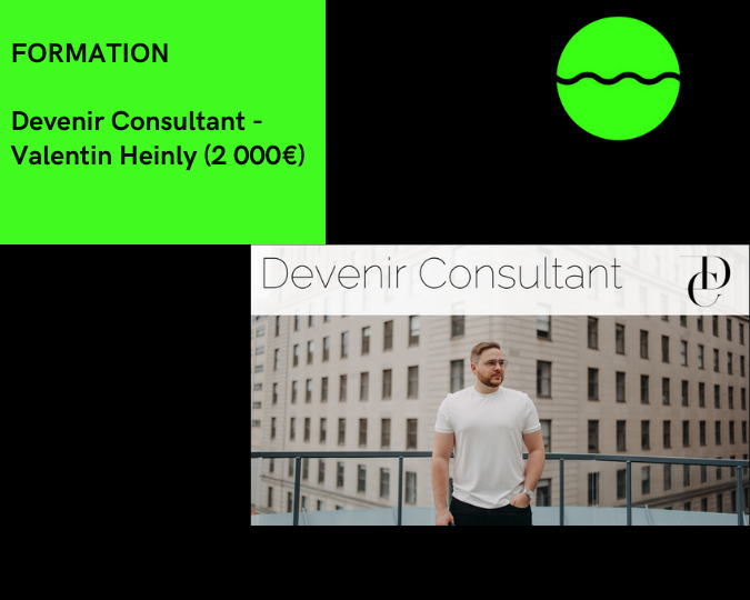DEVENIR CONSULTANT 2022 DE VALENTIN HEINLY