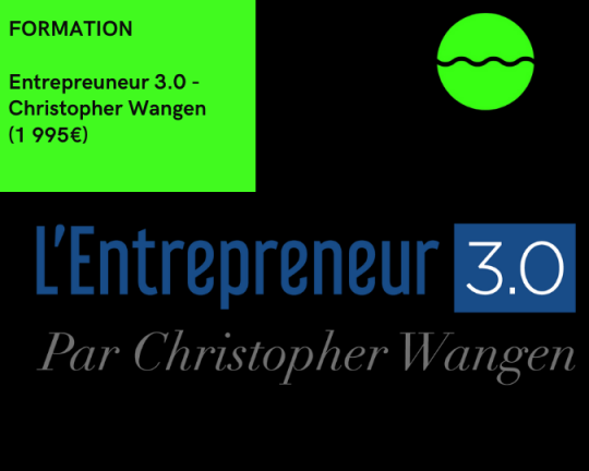 ENTREPRENEUR 3.0 DE CHRISTOPHER WANGEN