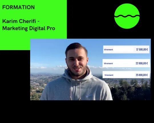 la formation Karim Cherifi - Marketing Digital Pro est disponible à bon prix sur notre site