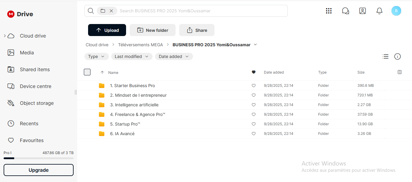 Business Pro 2025 De Oussama Ammar x Yomi Denzel