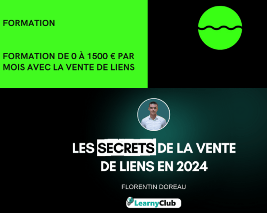 Formation Vente de liens de Florentin Doreau Doreau
