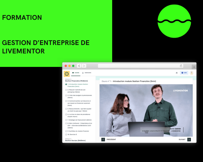Formation Gestion entreprise De Livementor