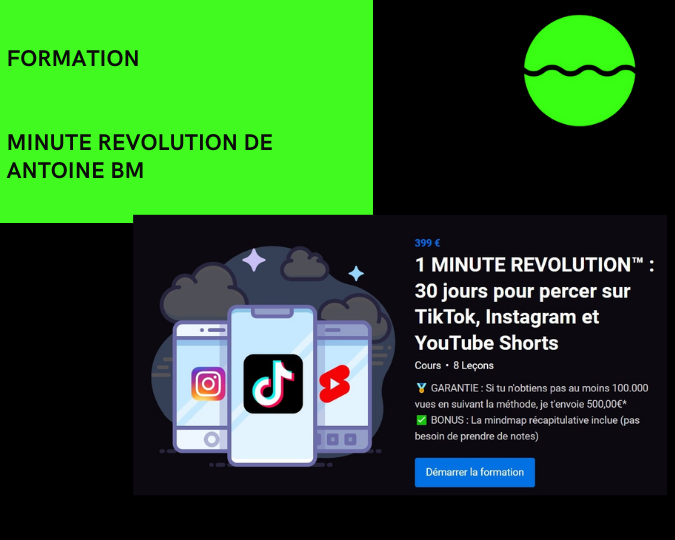 Formation Minute Revolution De Antoine Bm