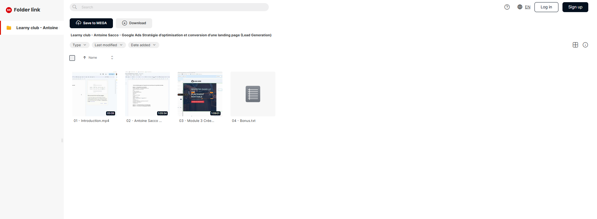Formation Google Ads Génération De Leads Landing Page de Antoine Sacco
