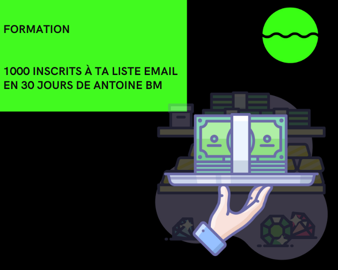 Formation 1000 inscrits à ta liste email en 30 jours de Antoine BM