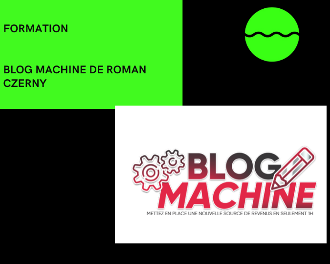 Formation Blog Machine de Roman Czerny