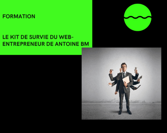 Formation Le Kit de Survie du Web-Entrepreneur de antoine bm