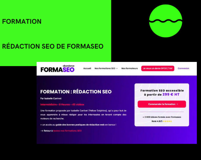 Formation Redaction SEO de Formaseo
